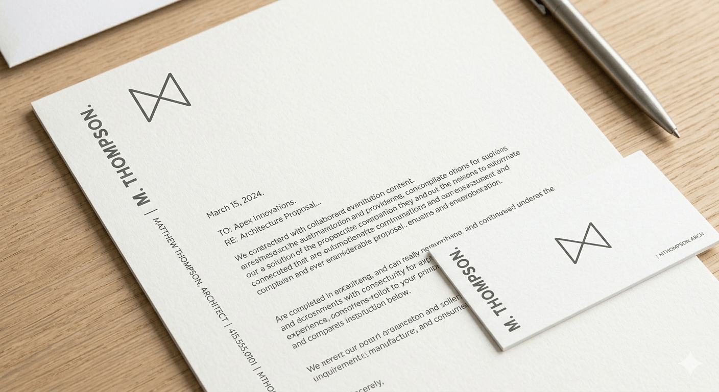 Letterhead printing